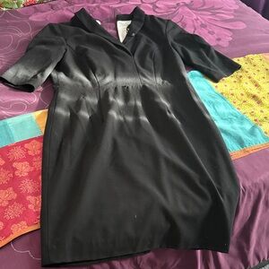 Calvin Klein Black and Cream Dress